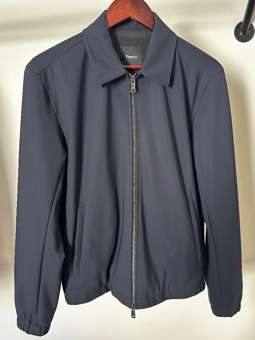 Theory Blouson Zip Jacket in Precision Ponte — Size XS